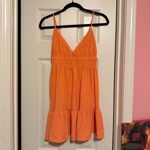 Inspired Hearts Orange Mini Dress
